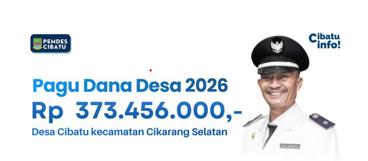 PAGU DANA DESA CIBATU 2026